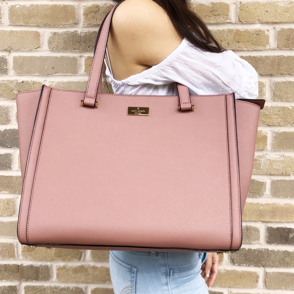 Gaby’s Bags 👜💕-Kate Spade Large dusty pink tote - Picture 2 of 7